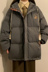 冬季新款美式宽松大码加厚棉衣外套XZ102B-1-M2612P125，男装棉衣，星座102B-1