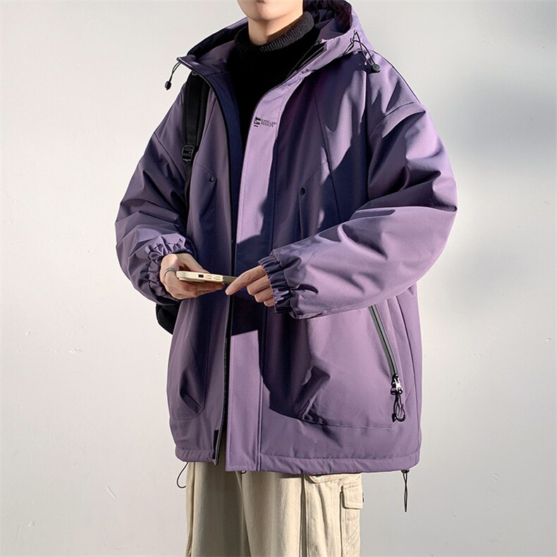 港风户外棉服连帽面包服休闲百搭棉衣保暖上衣MYM23-8745-P90,男装棉衣,星座717