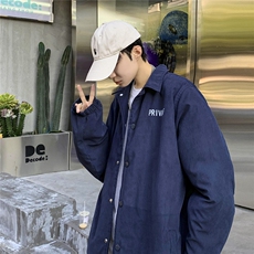 内里羊羔毛外套男冬季新款加绒加厚潮牌工装短款夹克上衣特批70，男装夹克，星座904-1（原1203）