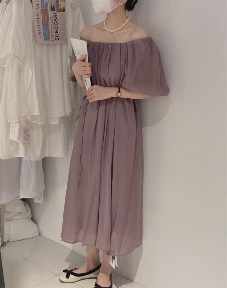 系带两穿长裙，其它，驿谷