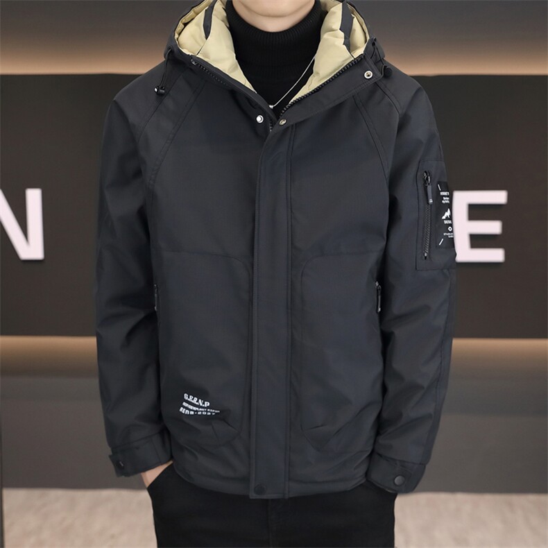 冬季新款白鸭绒户外防寒保暖羽绒服外套上衣男1811P170图片
