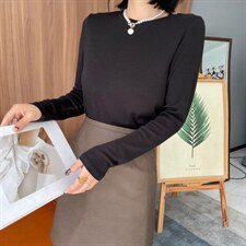 半高领宽松打底衫，其它，Balance Studio