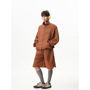 8XL-M 特大码冰丝防晒服短裤套装男户外防晒衣运动外套潮TZ102P65图片