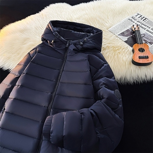 光板得物二开排骨羽绒服90绒个性潮流冬季外套男A266-YR2502-P135图片