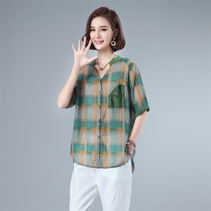 2021夏款大码女装印花上衣265款图片