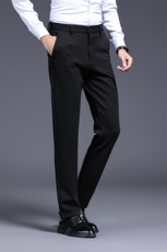 男士休闲裤2023年春秋季新款宽松直筒西裤中年商务弹力时尚长裤男，男装西裤，电商B212（原钱塘6029）