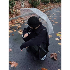 小众高领慵懒风开衫毛衣外套男女宽松休闲针织衫上衣CMY01，男装针织衫/毛衣，星座208-5