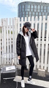 冬季新款 假两件羽绒服,女装羽绒服,摩登风暴