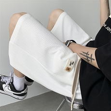 抖音直播品质高点击五分裤男短裤薄X416b-1-DK385-P35限49，男装牛仔裤，星座416B-1