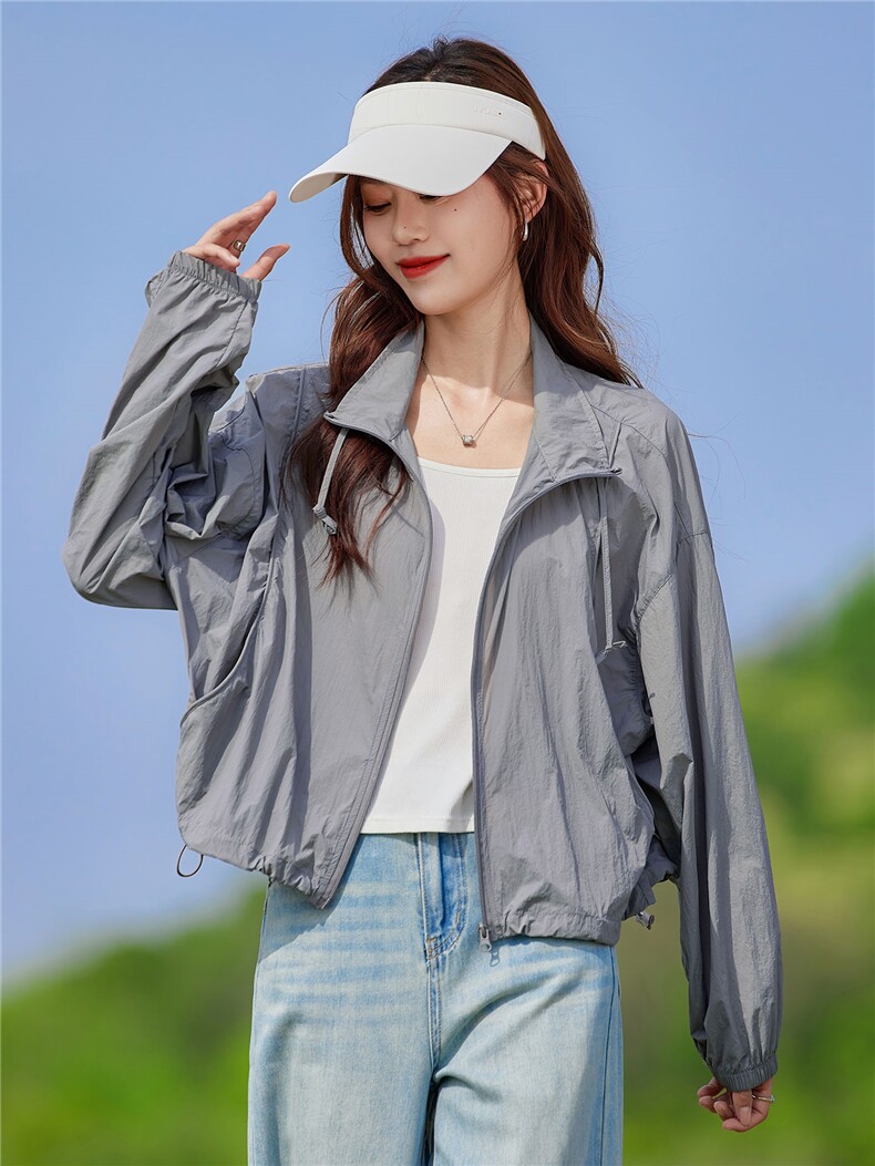 2026夏季新款现货UPF50+防晒衣短外套,女装防晒衣,靓衣阁