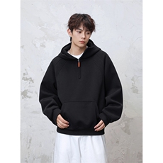 5598-P55新款潮牌重磅宽松百搭连帽卫衣情侣外套，女装卫衣/绒衫，星座617A-2