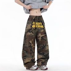 GN0859-P48美式复古潮牌迷牛仔裤2025秋季新款水洗宽松直筒阔腿裤，男装牛仔裤，电商C233