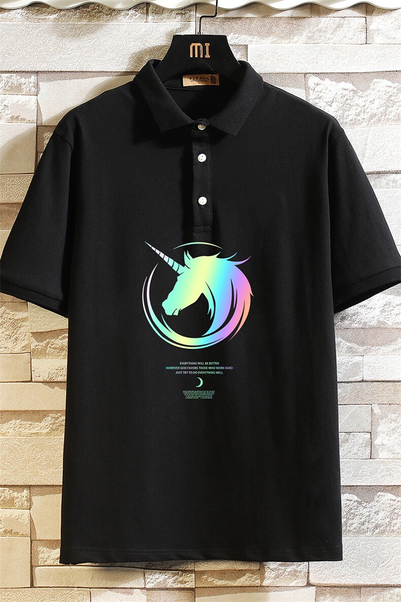 PL57138-P35翻领短袖polo衫男大码胖子半袖t恤男有领保罗衫,男装Polo衫,电商A040A
