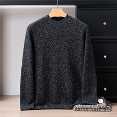 2025年秋季长袖半高领加厚时尚百搭，男装羊绒套衫，戎禾素