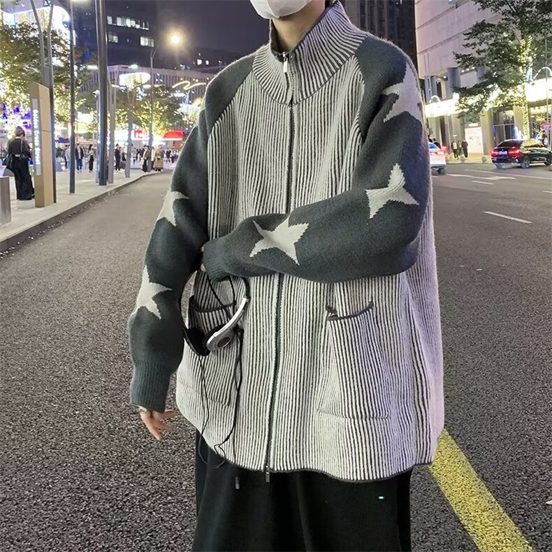 男秋季2023新款长袖夹克外套GM242P52图片