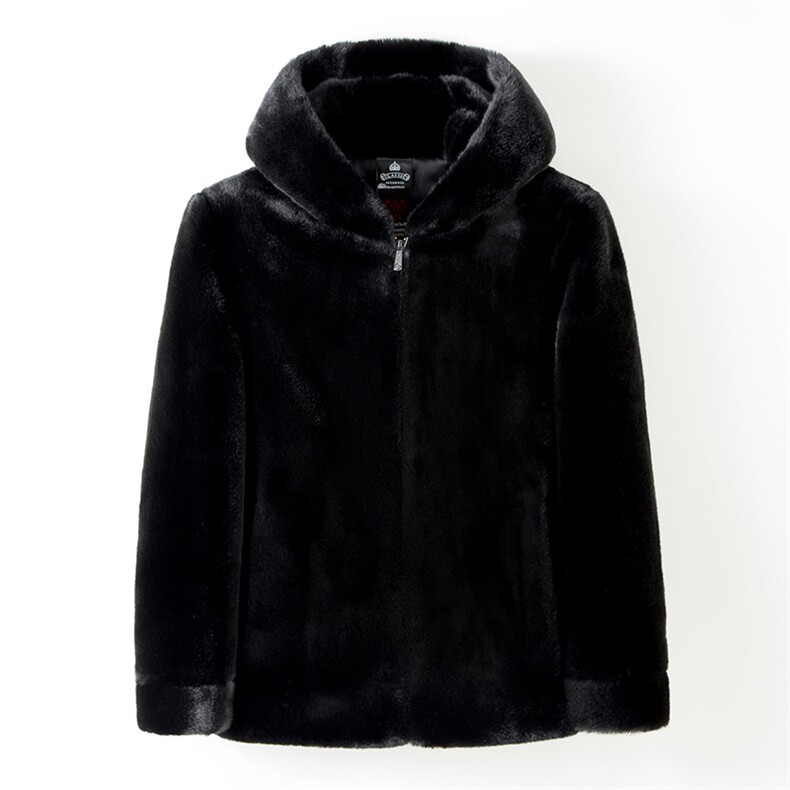 GBN8603冬季新款男士金貂绒外套短款连帽夹克仿貂绒男装P190,男装皮衣,电商B360