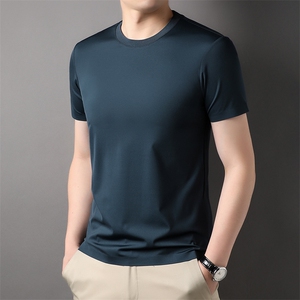 JT001男士2023年夏季新款简约百搭修身T恤短袖商务休闲体恤P48图片