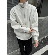 XZ1005-1-TTH00117-批98-立领设计感呢子外套夹克，男装夹克，星座1005-1