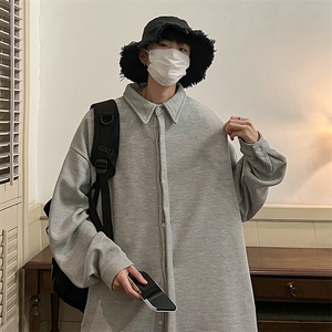 控58加厚加绒衬衫男大码长袖衬衣男外套 HC79062-P38 加绒款-P48图片
