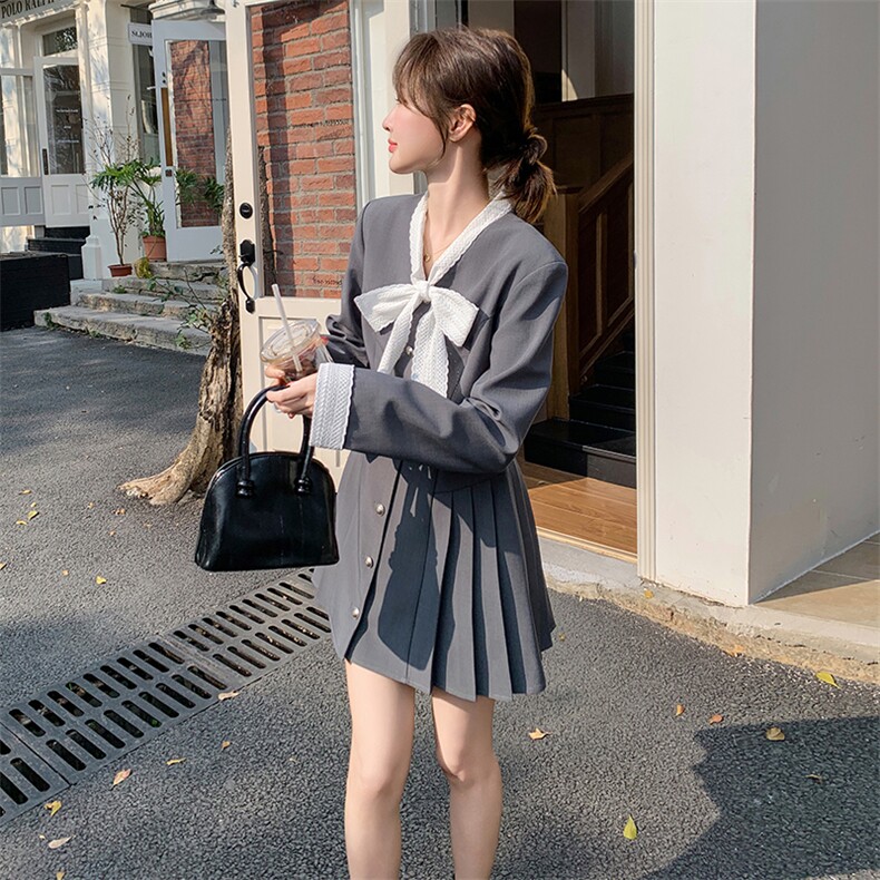 蕾丝花边风衣裙2B081-6506-P175-K258,女装西装,2B081
