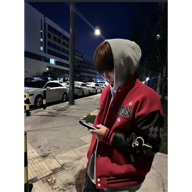 1506-1/J-MY4181高品质/P74潮美式高街徽刺绣字母棒球服夹克男,男装夹克,星座1506-1