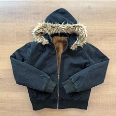 现货美式宽松加厚大毛领座山雕短款棉服8222/P120，男装棉衣，星座205-3