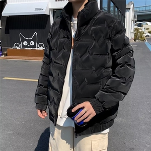 美式棉服男冬季痞帅宽松面包服外套潮牌设计感棉衣图片