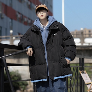 冬季2023新款加厚学生面包棉衣情侣外套假两件棉服棉袄W6207-P90图片