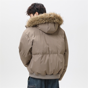 潮流宽松连帽棉服高街潮牌休闲棉衣A161-9986图片