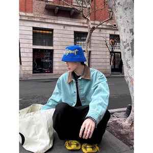 cleanfit工装夹克男高质量潮牌美式复古底特律外套翻领JK1167-P88图片