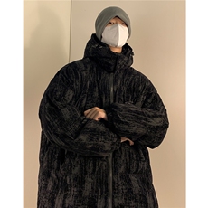 学院风冬装新款连帽加厚棉服外套潮大码学生棉袄外套D230-P138，男装棉衣，电商A335-1（原A458）