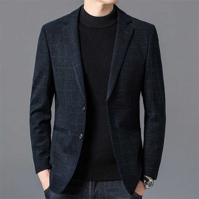 AH23321钱塘2020-3商务休闲简约中青年男士秋季新款西服P150图片