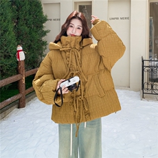 肌理感短款羽绒服女2025秋冬新款韩版轻薄小个子加厚面包服外套，女装羽绒服，2C327