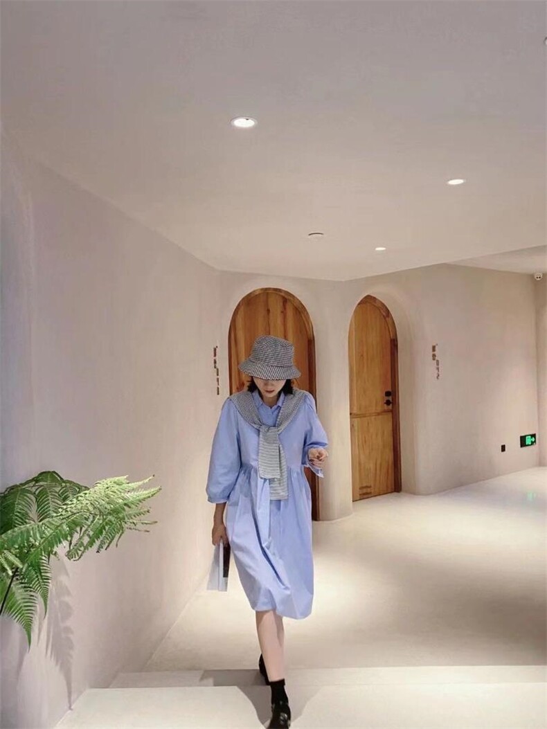 宽松衬衫裙，女装衬衫，Balance Studio