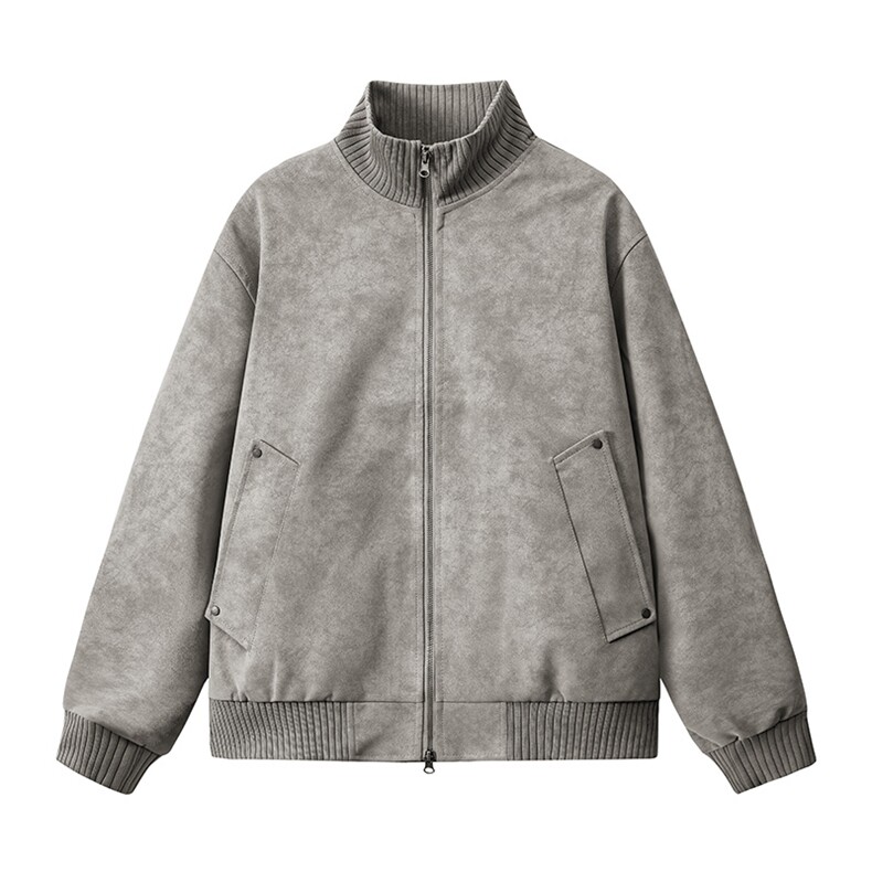 2026春季新款得物品质休闲皮夹克飞行服皮衣男防外套26183-60，男装夹克，星座1402-2