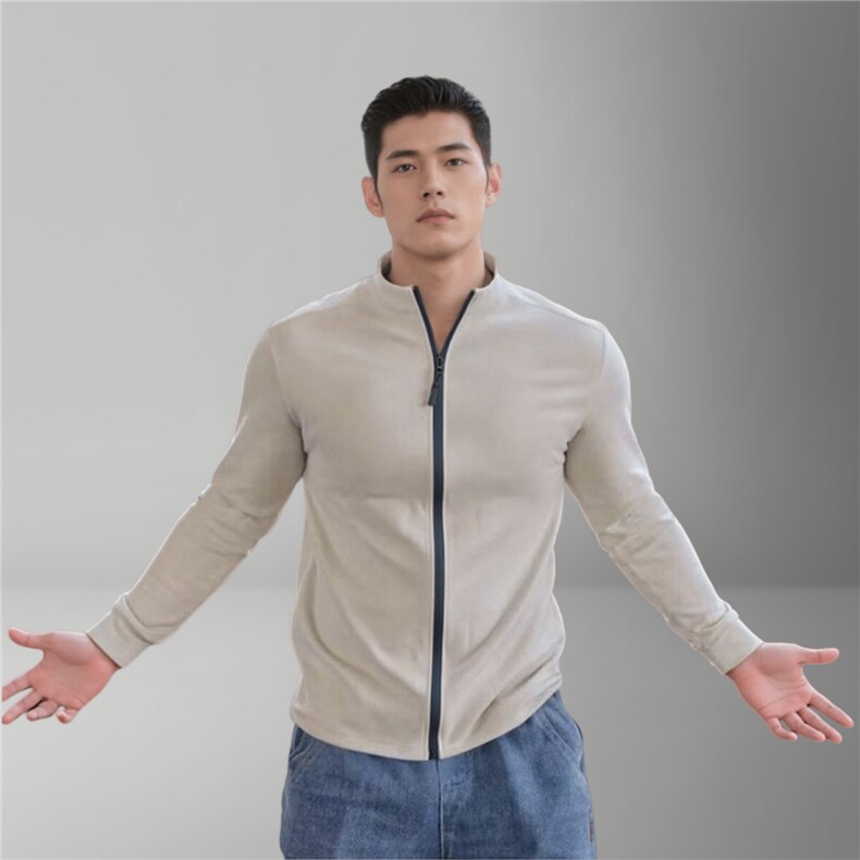 德绒开衫外套男女款秋冬健身运动训练服修身长袖打底衫T730-P35,男装T恤,星座308B-2