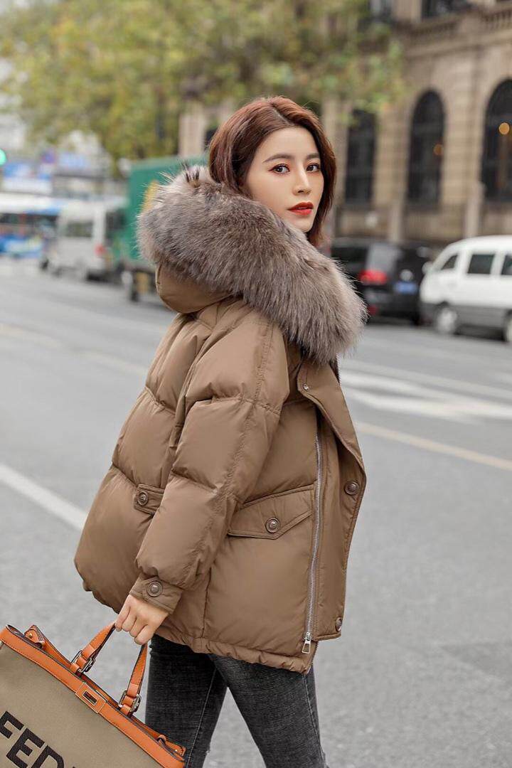 冬季轻羽绒真毛领90绒，其它，Lime meca 俪米