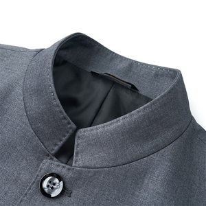 HM8087男士秋季新款长袖西服休闲青年夹克西装中山装图片
