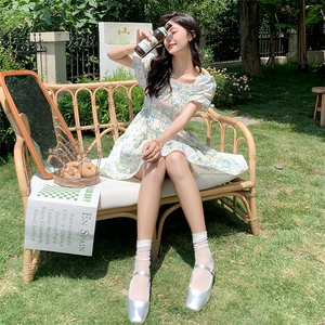 夏季新款碎花短款连衣裙B190-82373-P100-K148图片