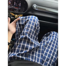 格子休闲西裤男女2025新款cleanfit高街宽松百搭裤子KZ104，男装西裤，星座1116A（原606A-3）