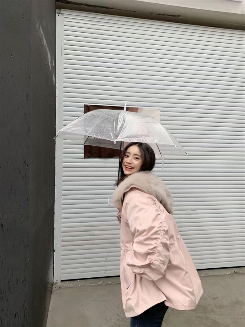 3096档2021冬季大毛领羽绒服，女装羽绒服，意妹EAMEI