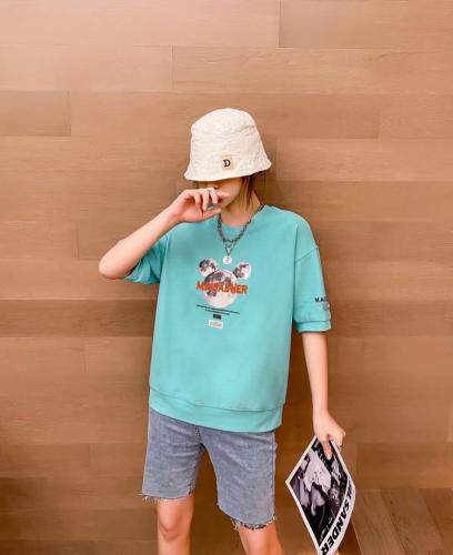 夏季新款—米奇圆领卫衣，女装卫衣/绒衫，E·贝空间