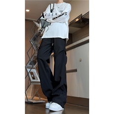 抖音品质秋季户外机能褶皱宽松冲锋长裤B315-K24271-特p30控58，男装休闲裤，电商B315