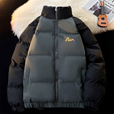 现货抖音得物可供视频三防加厚羽绒拼接棉衣外套面包棉服86670，男装棉衣，电商A486