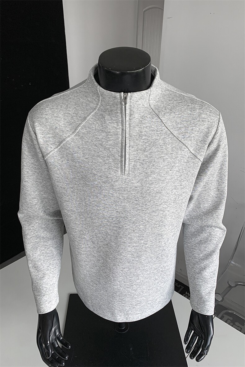 主推25男装春季套头卫衣cleanfit正肩长袖打底衫春装外套S546特28,男装T恤,电商A233-1