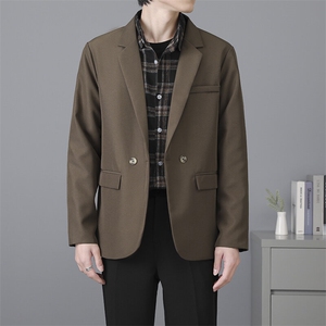 休闲西装外套男韩版潮流商务百搭港风痞帅小西服外套男3733 P55图片