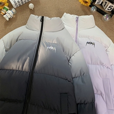 量大优可提供视频冬棉衣立领渐变HD019-1-MF5345-P75，男装棉衣，电商019-1