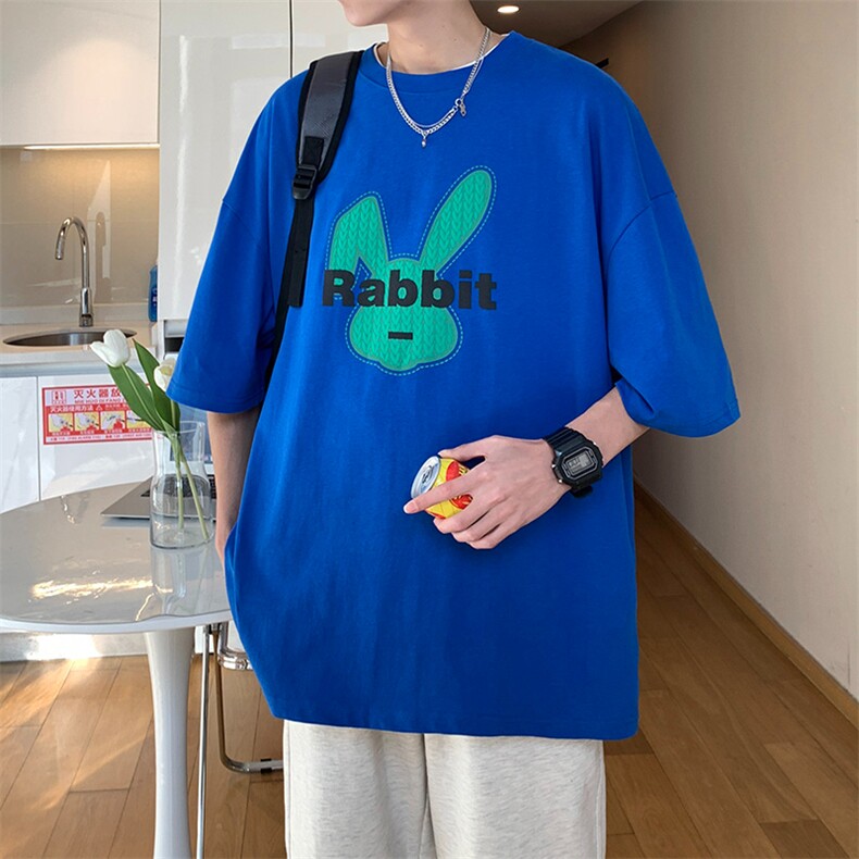 大码短袖t恤男夏季五分袖男装2023新款纯男生宽松衣服TX314-P30,男装T恤,星座505-3