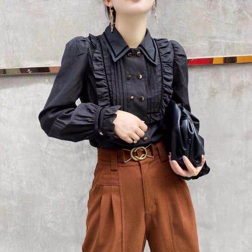 春款衬衫，女装衬衫，娇姿百合