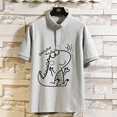 PL57172-P35翻领短袖polo衫男大码胖子半袖t恤男有领保罗衫砖墙，男装Polo衫，电商A040A